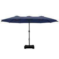 Thumbnail for Rectangular Market Umbrella with Base