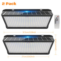 Thumbnail for Super Bright Solar Wall Lamp Solar Lights Outdoor Solar Powered Flood Lights with 3 Mode IP65 Waterproof for outside Yard Street