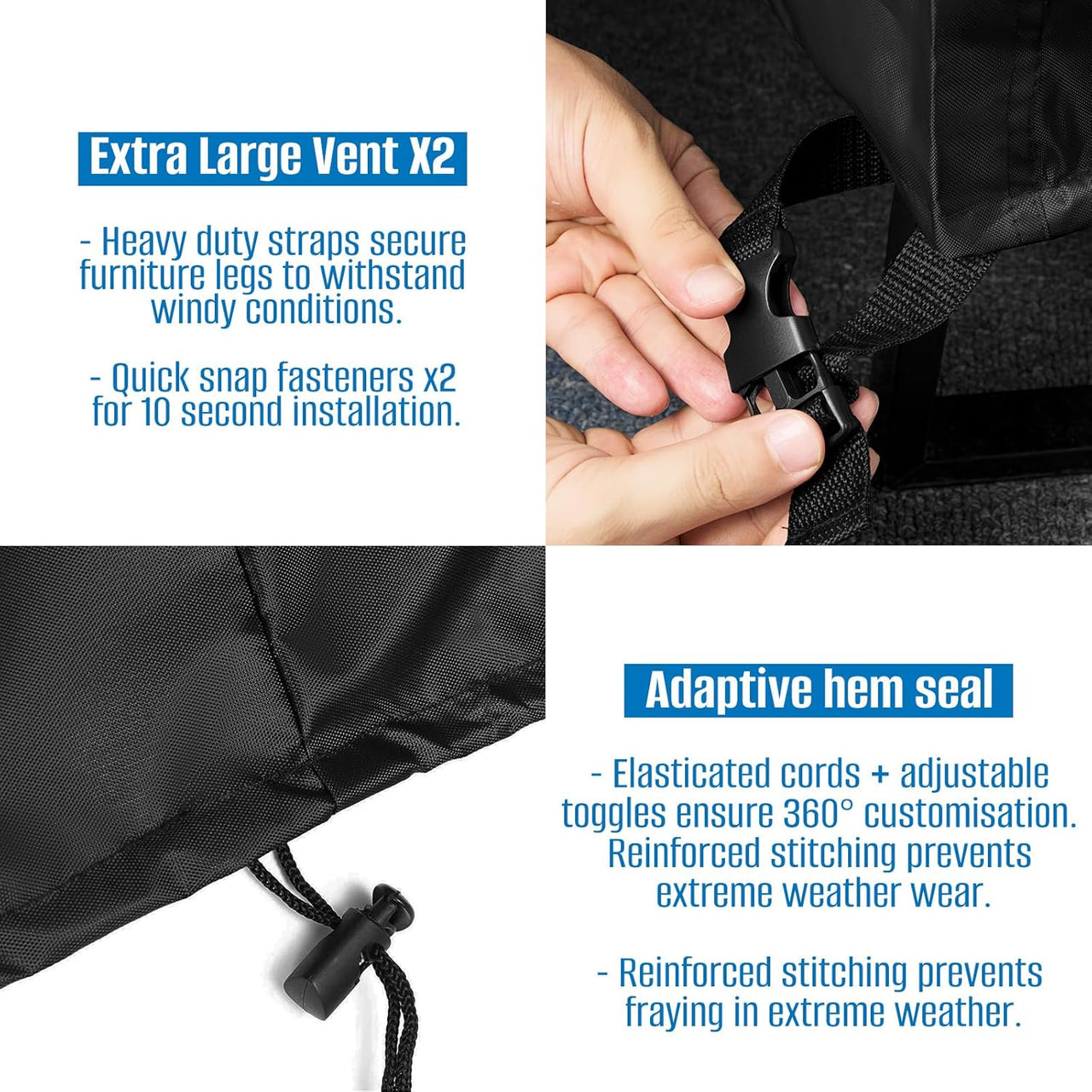 4-Seat 73" W X 27" D X 35" H Garden Patio Sofa/Loveseat/Bench Cover,Heavy Duty 420D Oxford Waterproof Outdoor Sofa Cover, Lawn Patio Furniture Covers