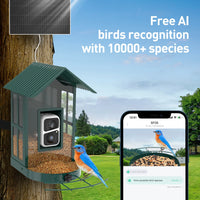 Thumbnail for  Smart Bird Feeder Camera with AI Identify Bird Species, Live View