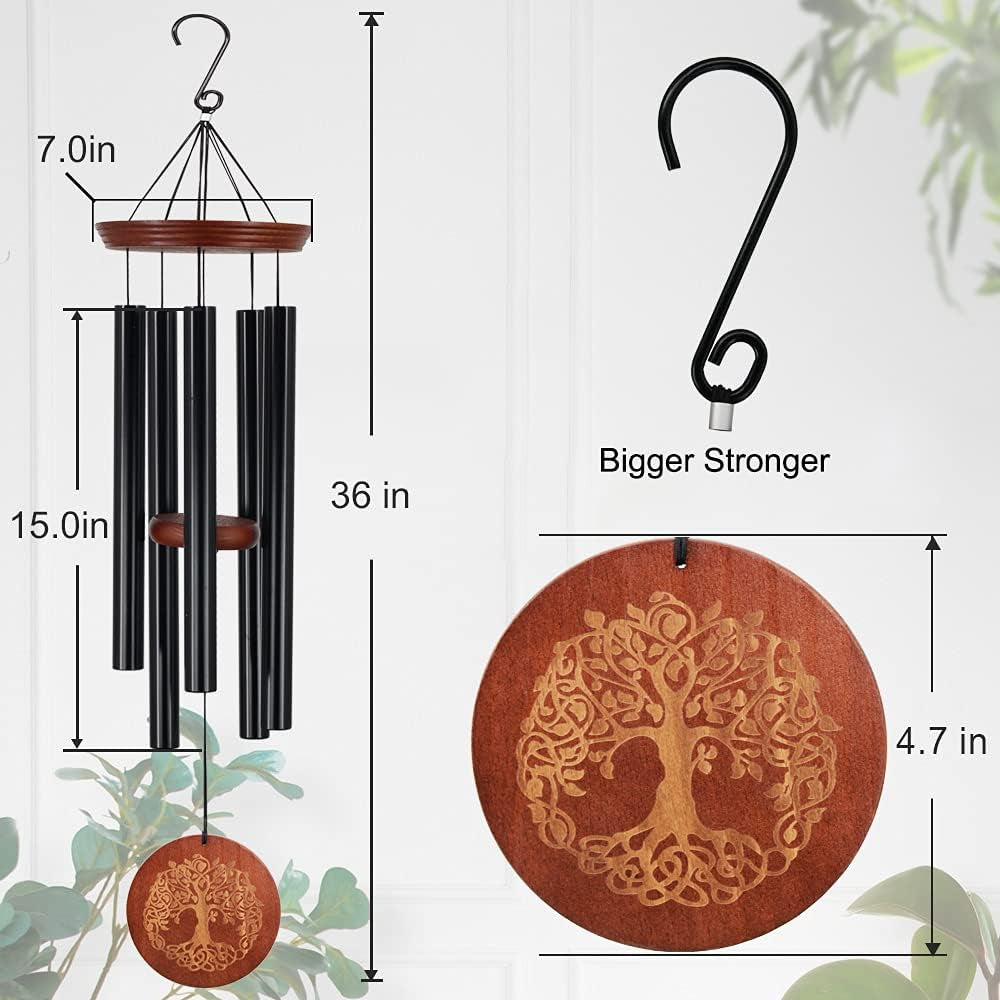 Memorial Wind Chimes Outdoor Deep Tone