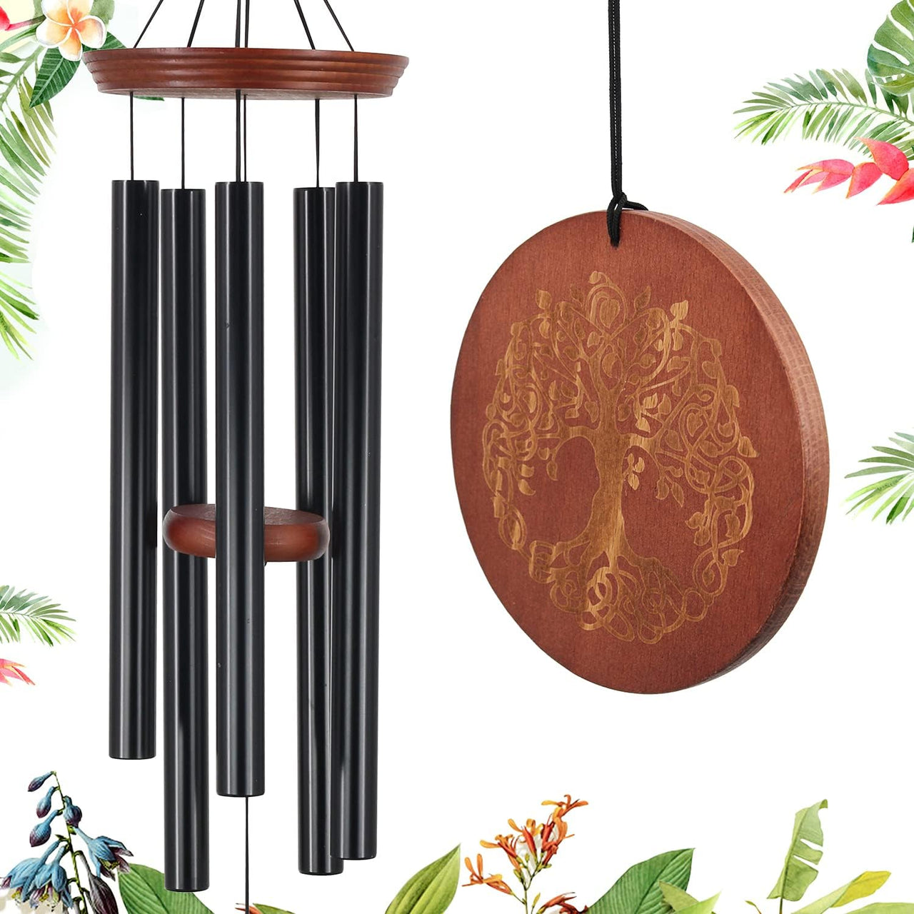 Memorial Wind Chimes Outdoor Deep Tone