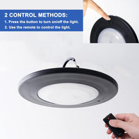 Thumbnail for Umbrella Lights with Remote, Rechargeable Patio Cantilever Umbrella Lights with 3 Brightness Modes, for Offset Patio Umbrella in Outdoor & Garden (Black)