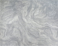 Thumbnail for Indoor Outdoor Area Rug, Classic Flatweave, Washable, Stain & UV Resistant Carpet, Deck, Patio, Poolside & Mudroom, 6X9 Ft Medium, Abstract Ocean Current, Grey Cream