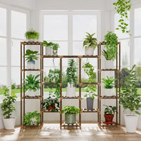 Thumbnail for Large Hanging Plant Stand Indoor Tall Plant Shelf Outdoor 14 Pots Large Plant Rack for Living Room Patio, Balcony and Garden