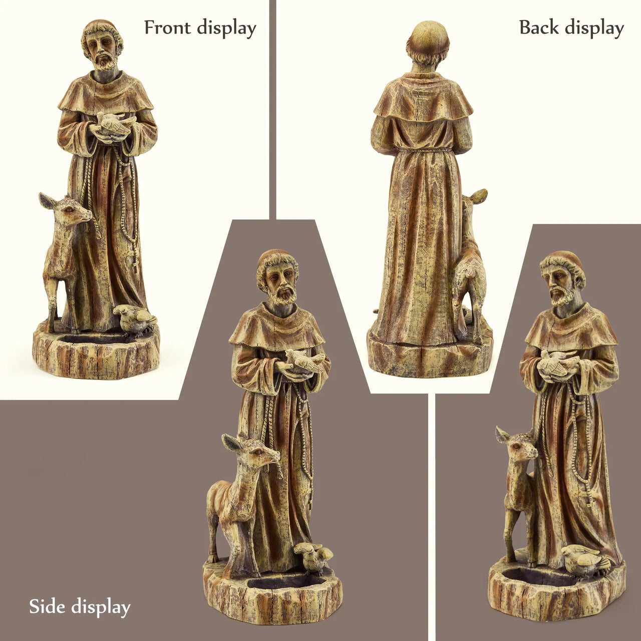 Outdoor Religious Sculpture, Garden Decor, Waterproof Sculpture, Suitable for Courtyard, Front Porch, Patio