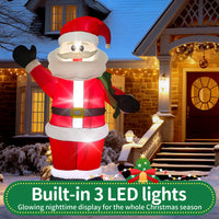 Thumbnail for 8Ft Christmas Inflatable, Santa Christmas Inflatable Decoration with Build-In Leds for Xmas Party Outdoor Yard Garden Lawn Winter Decor