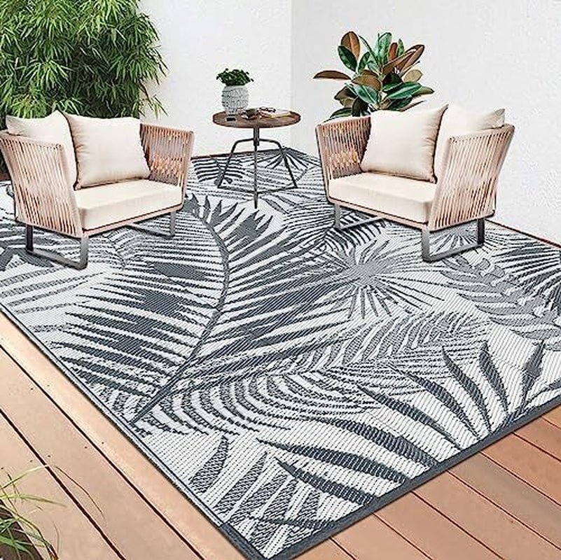 Outdoor Rug 5X7Ft Waterproof for Patio.