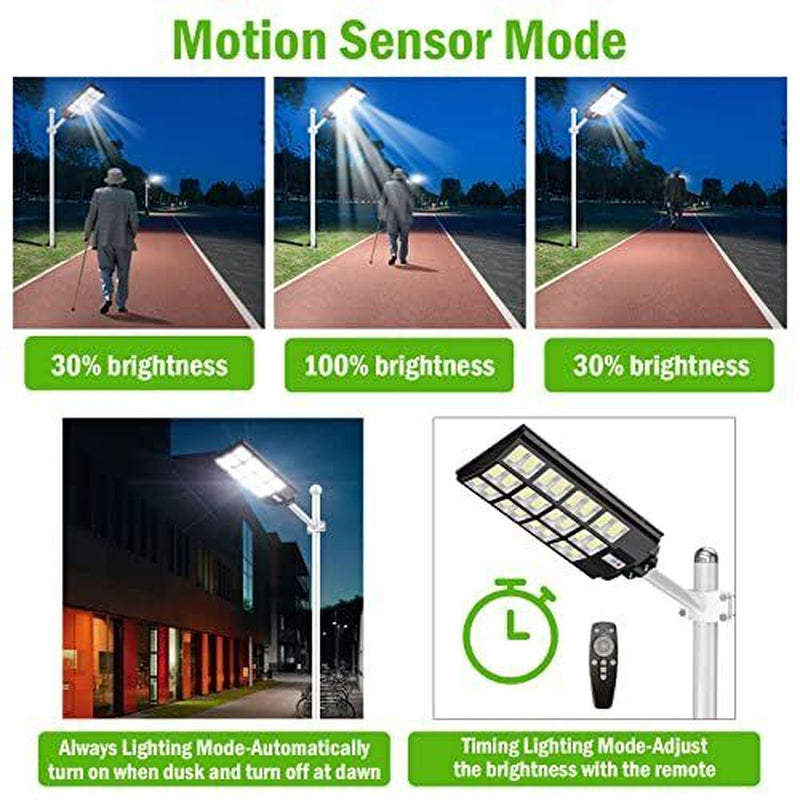 Motion Sensor Led Solar Outdoor Lights with 1000W