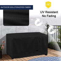 Thumbnail for Patio Coffee Table Cover Rectangular Waterproof Outdoor Furniture Small Side ...