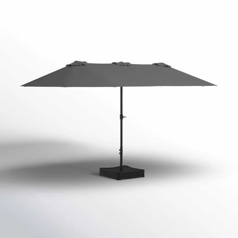 Rectangular Market Umbrella with Base