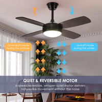 Thumbnail for Outdoor Ceiling Fans with Lights, Remote